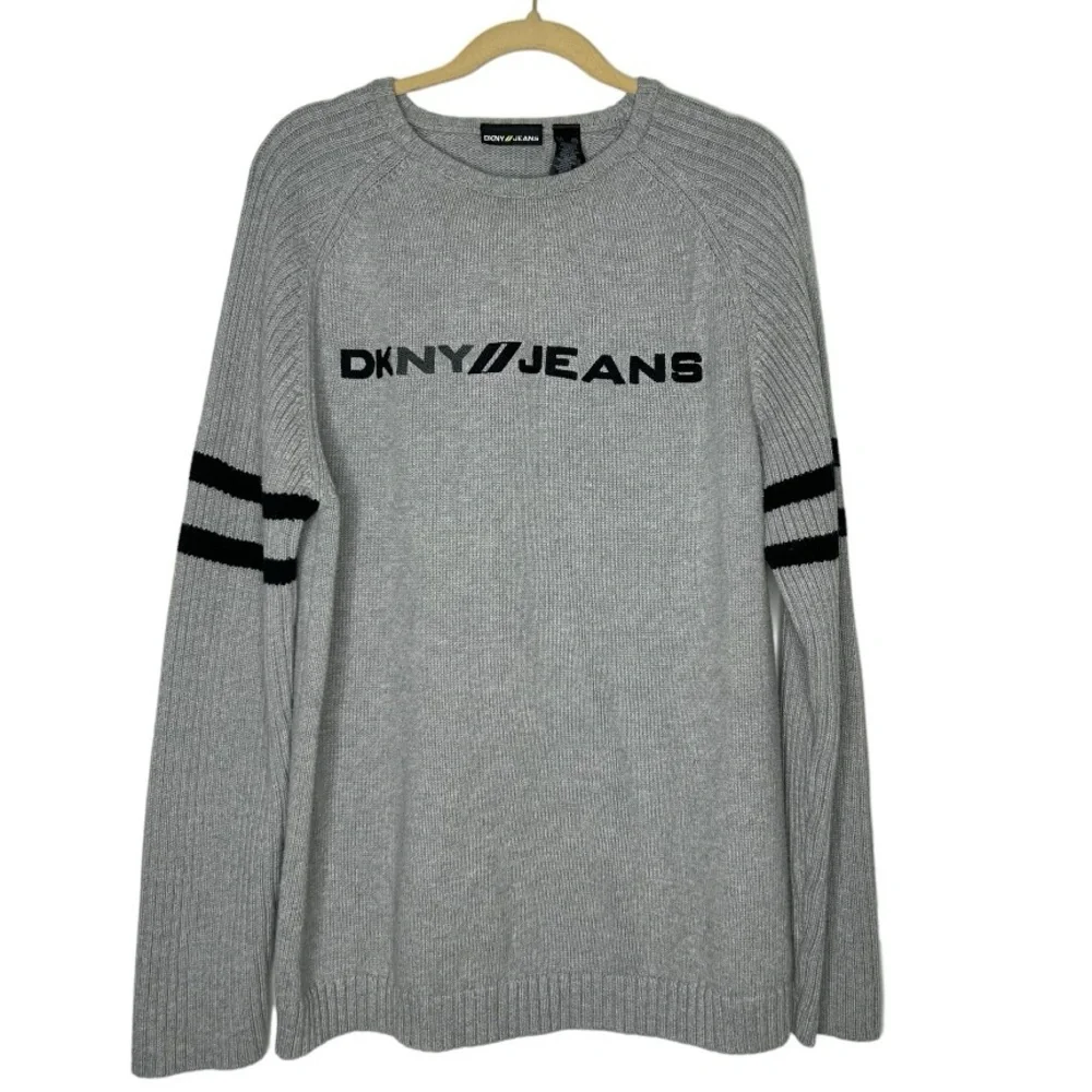 DKNY JEANS Men’s Logo Embroidered‎ Sweater Size XXL
